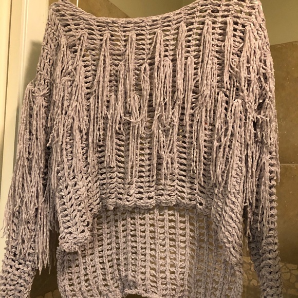 New! Bloomingdales Stunning fringe  sweater - Picture 6 of 6